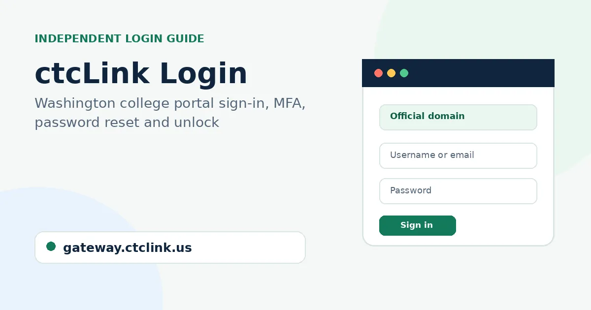 ctcLink Login: Student, Faculty and Staff Sign-In With Okta